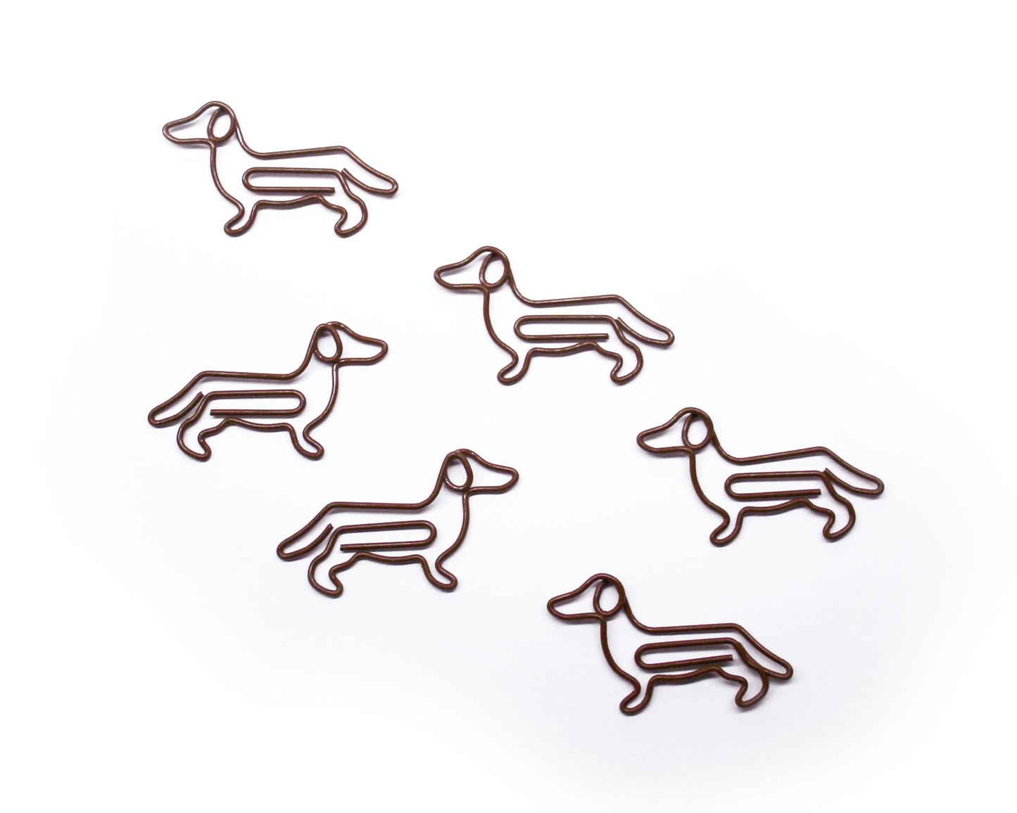 Dog-shaped paper clips for collectors and pet lovers