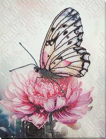 Bead Embroidery Kit with Petal Design