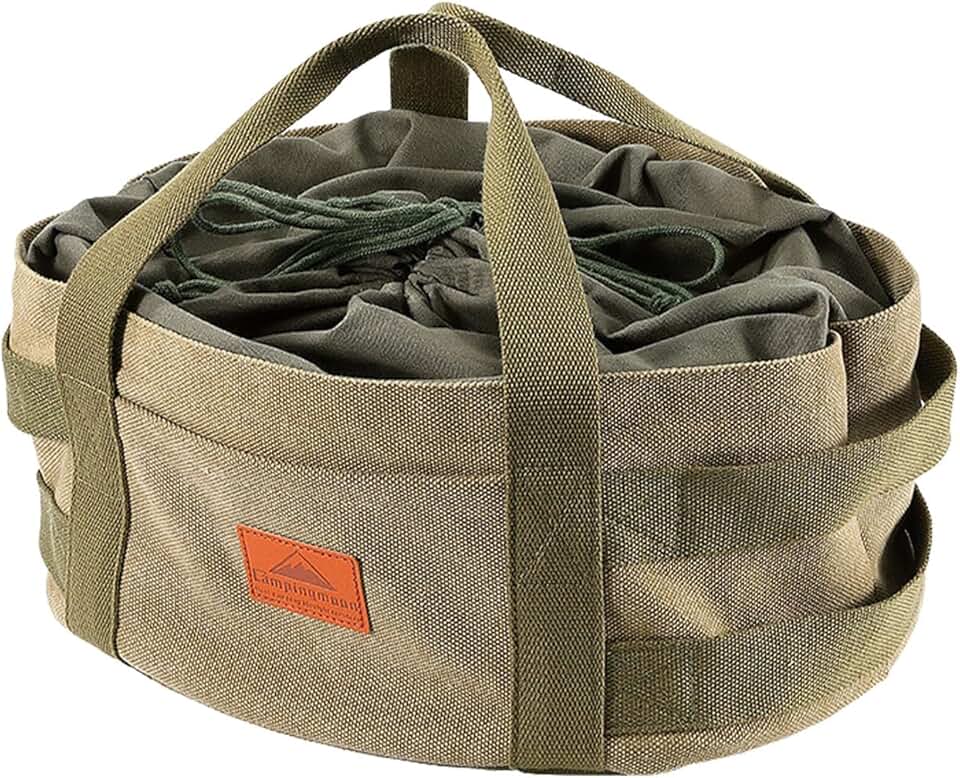 Heavy Duty Canvas Dutch Oven Carry Bag