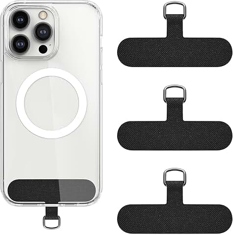 3-Pack Phone Tether Tab Pads for All Phone Cases