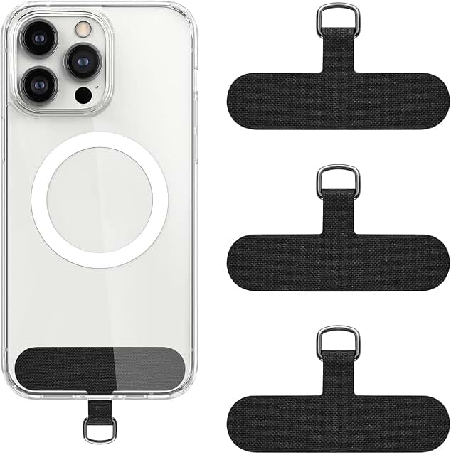 3-Pack Phone Tether Tab Pads for All Phone Cases