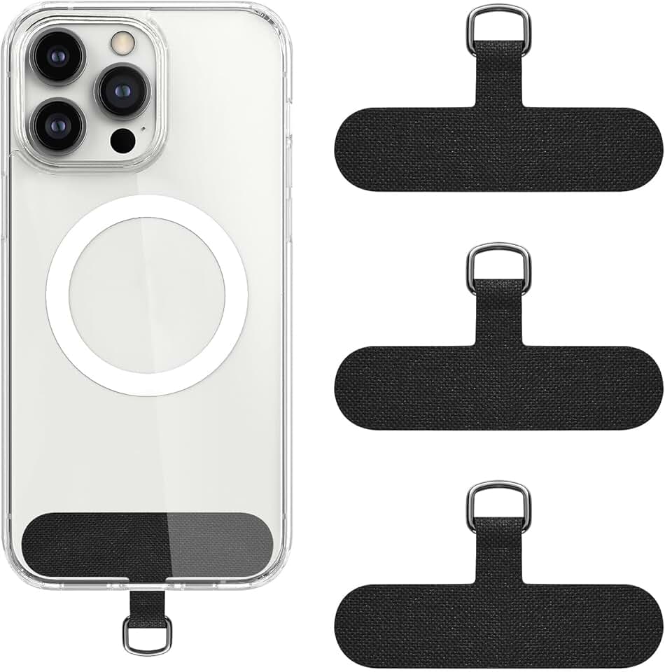 3-Pack Phone Tether Tab Pads for All Phone Cases