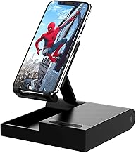 Cell Phone Stand with Bluetooth Speaker and Wireless Charger