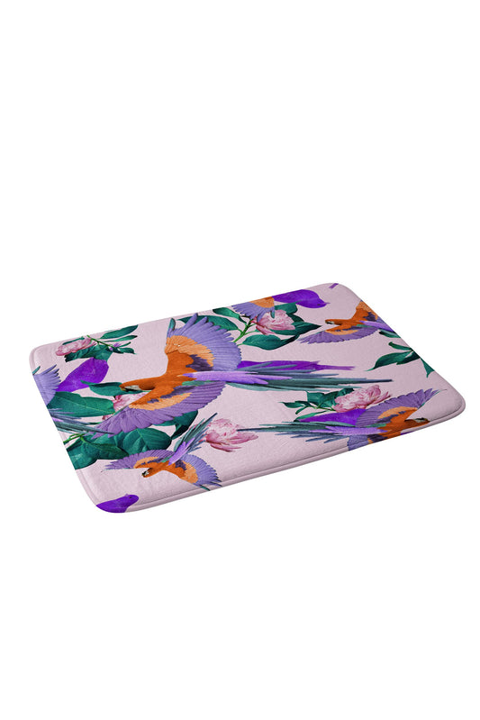 2021 Bath at, 24" x 36", Kei Parrot Paradise