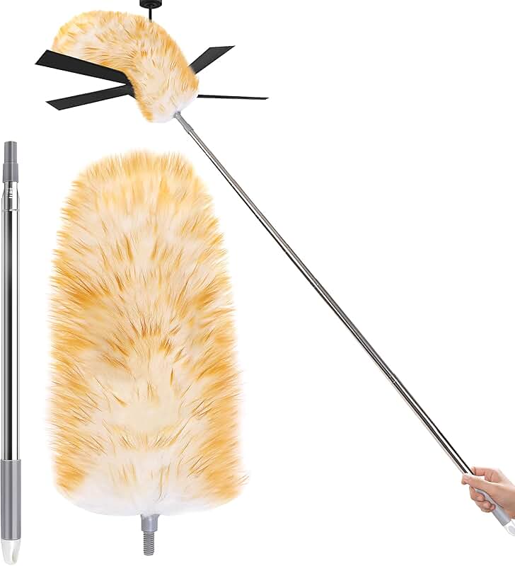 97-Inch Telescoping Lambswool Duster with Bendable Head