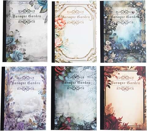 Decorative Scrapbook Paper Kit, 6 Packs of 30 Pieces