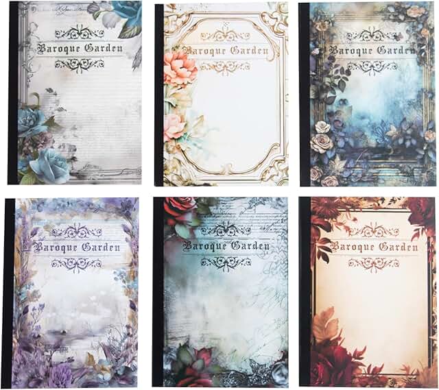 Decorative Scrapbook Paper Kit, 6 Packs of 30 Pieces