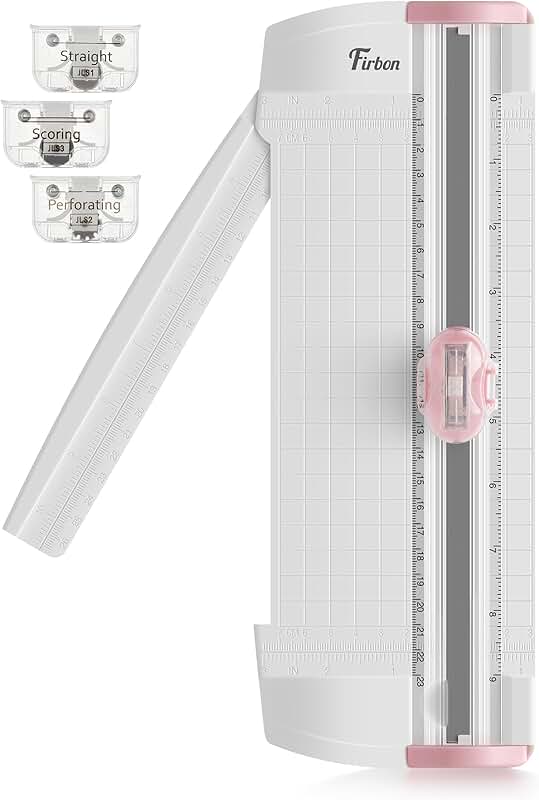3-in-1 9" Paper Cutter for Crafts and Home