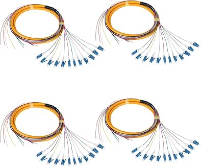 12-Pack 1.2m Singlemode LC Fiber Optic Pigtails