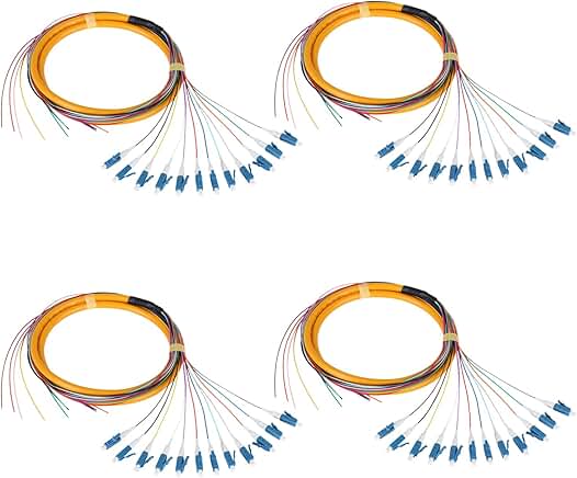 12-Pack 1.2m Singlemode LC Fiber Optic Pigtails