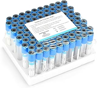 3ml Blood Collection Tubes for Lab and Veterinary Use, 100 Pack