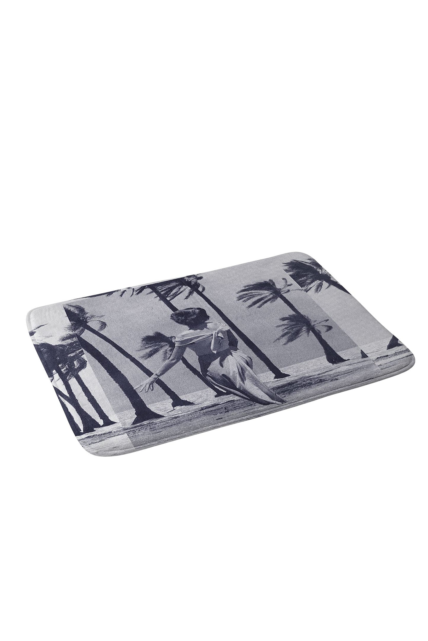 2021 Bath Mat, 21" x 34", Sarah Eisenlohr Tropical Storm in Purple
