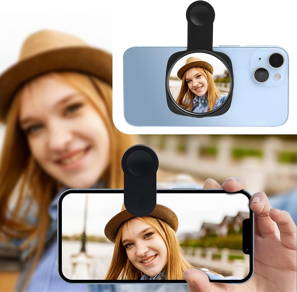Rear Camera Selfie Mirror for High Definition Photos