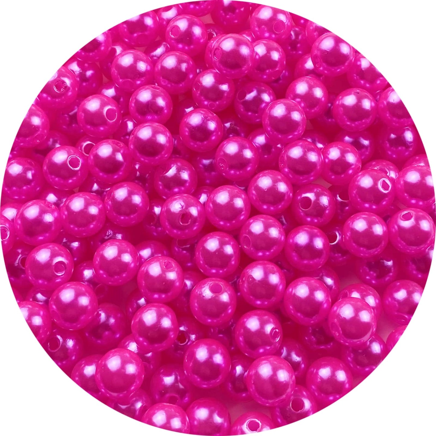 200pcs 10mm Smooth Round Pearl Beads for Jewelry Making