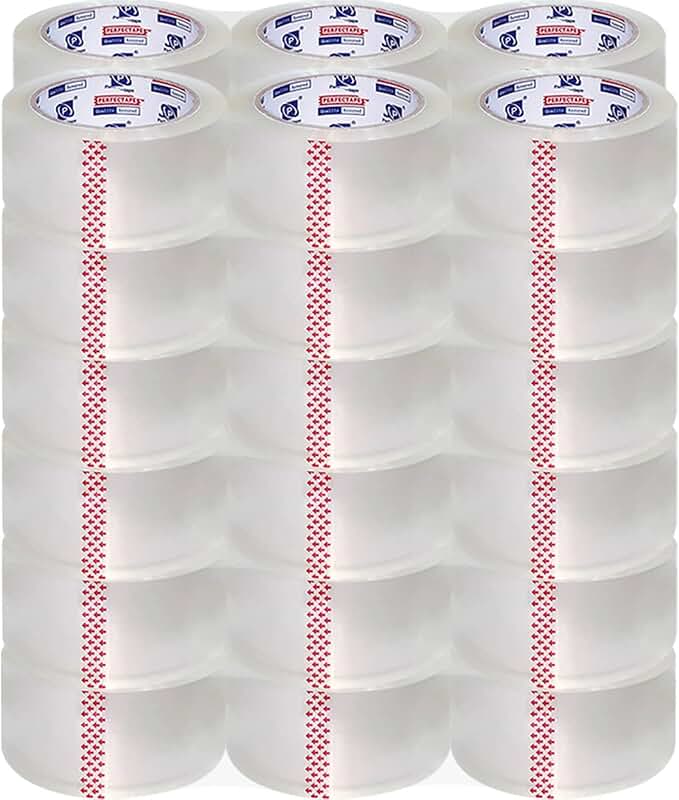 Heavy Duty Clear Packing Tape, 36 Rolls, 2160Y