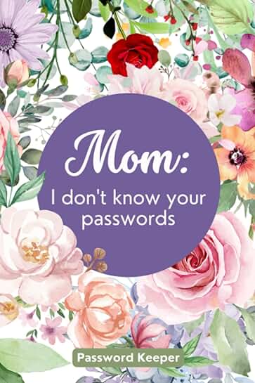 Password Organizer Book for Usernames and Web Addresses