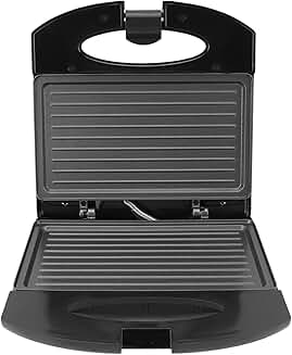 Electric Panini Press with Non-Stick Surface