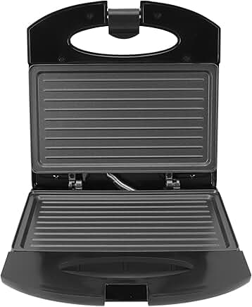 Electric Panini Press with Non-Stick Surface