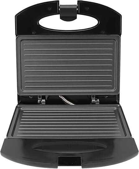 Electric Panini Press with Non-Stick Surface