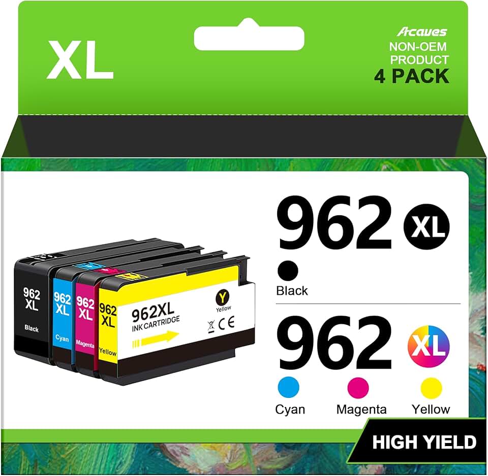 4-pack of ink cartridges for Officejet Pro printers