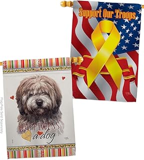 Dog and Puppy Garden Flag for Yard or Gift