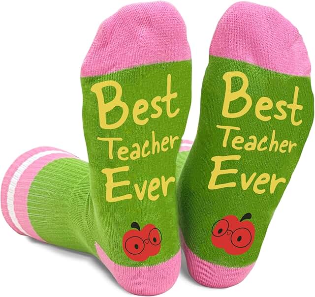 Best Teacher Ever Socks for Women and Men