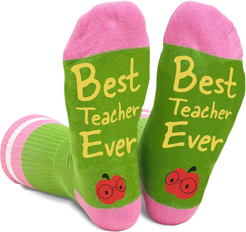 Best Teacher Ever Socks for Women and Men