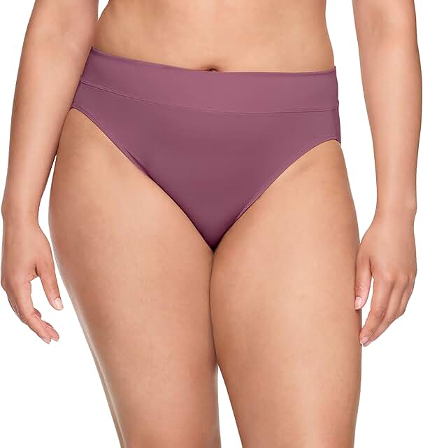 Women's Microfiber Hi-Cut Comfort Waist Underwear
