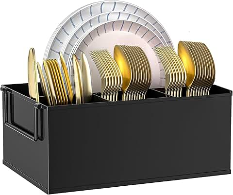 Reusable paper plate holder with dual handles