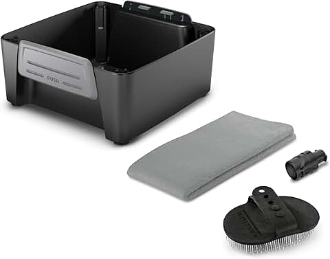 Pet Accessory Box with Cone Jet Brush and Cloth