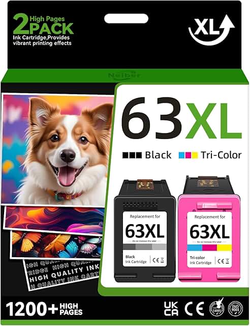Black and color ink cartridge set for Officejet and DeskJet printers