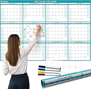 Large 2026 Wall Calendar for Easy Planning