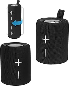 Portable Bluetooth Stereo Speaker with Enhanced Bass