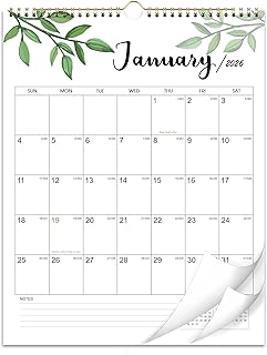 2026 Vertical Wall Calendar with Julian Dates