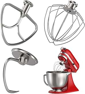 3-Piece Stainless Steel Mixer Accessories Set