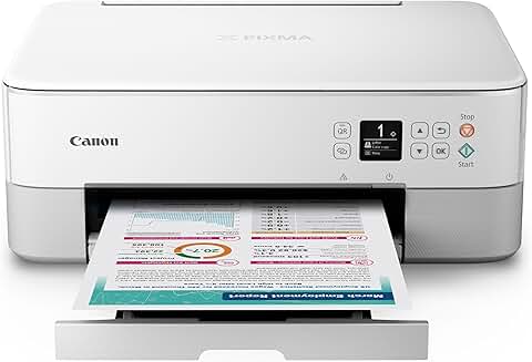 Wireless all-in-one inkjet printer with print, copy, scan