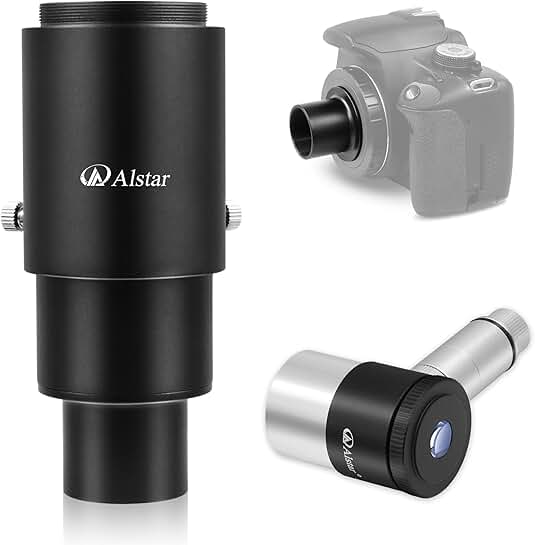 Extendable 1.25 Inch Camera Adapter with Illuminated Eyepiece