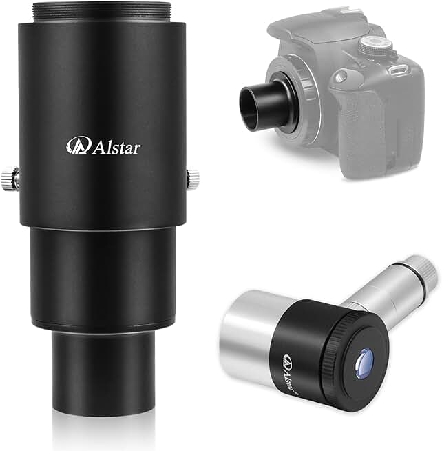 Extendable 1.25 Inch Camera Adapter with Illuminated Eyepiece