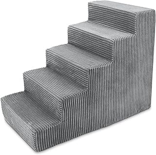 Pet Steps for Small Dogs and Cats, 5-Step Foam Ramp