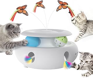 3-in-1 Interactive Cat Toy for Indoor Cats
