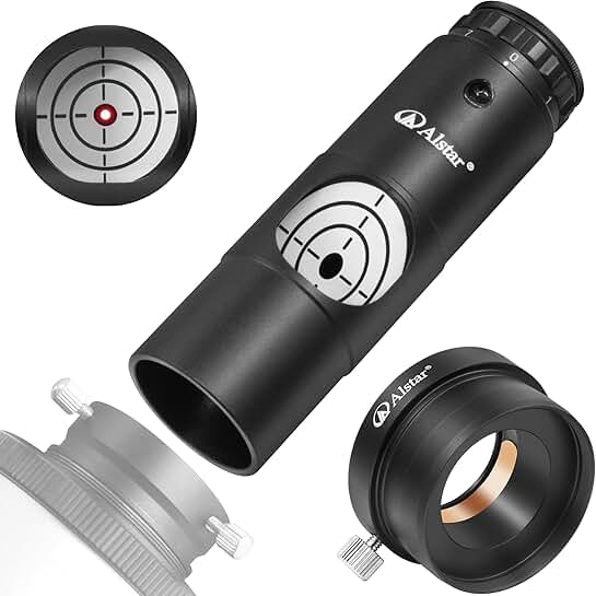 2-inch to 1.25-inch telescope eyepiece adapter with laser collimator