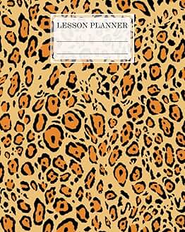 Elementary and high school lesson planner with 121 pages