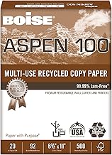 White 8.5" x 11" Multi-Use Printer Paper, 500 Sheets