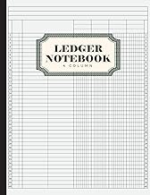 4 Column Ledger Record Book for Bookkeeping
