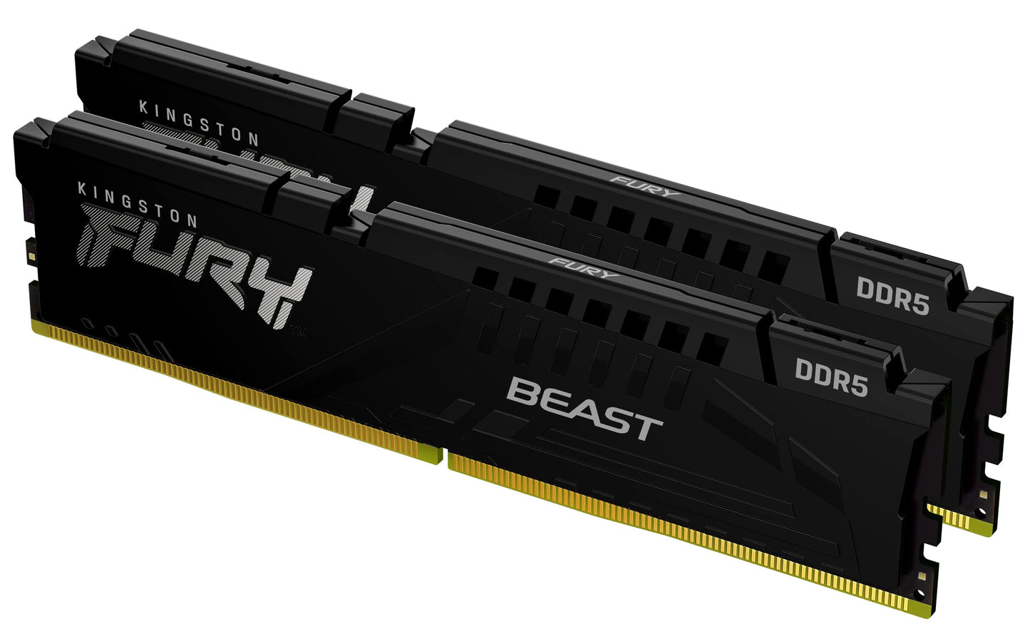 Fury Beast 32GB (2x16GB) 5200MT/s DDR5 CL40 Kit of 2 Desktop Memory KF552C40BBK2-32