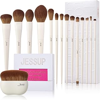 14-Piece Synthetic Makeup Brush Set with Foundation Brush