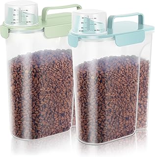Portable Pet Food Storage Container with Large Spout