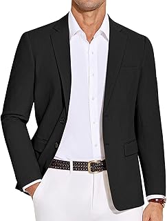Men's Lightweight Slim Fit Casual Blazer