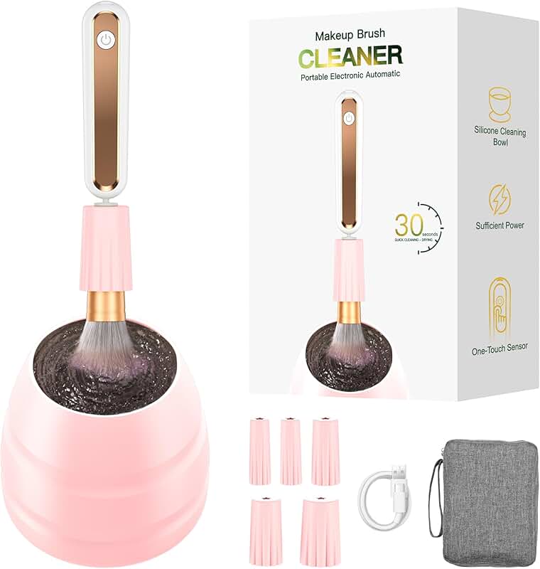 Fast Electric Makeup Brush Cleaner with Storage Case