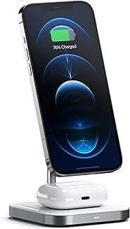 Aluminum 2-in-1 Magnetic Wireless Charging Stand